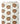 Tissu - Lions et feuillages verts