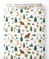 Tissu - Animaux et créatures de forêt