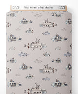 Tissu - Sous-marins vintage dessinés