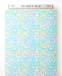 Tissu - leopard tie and dye