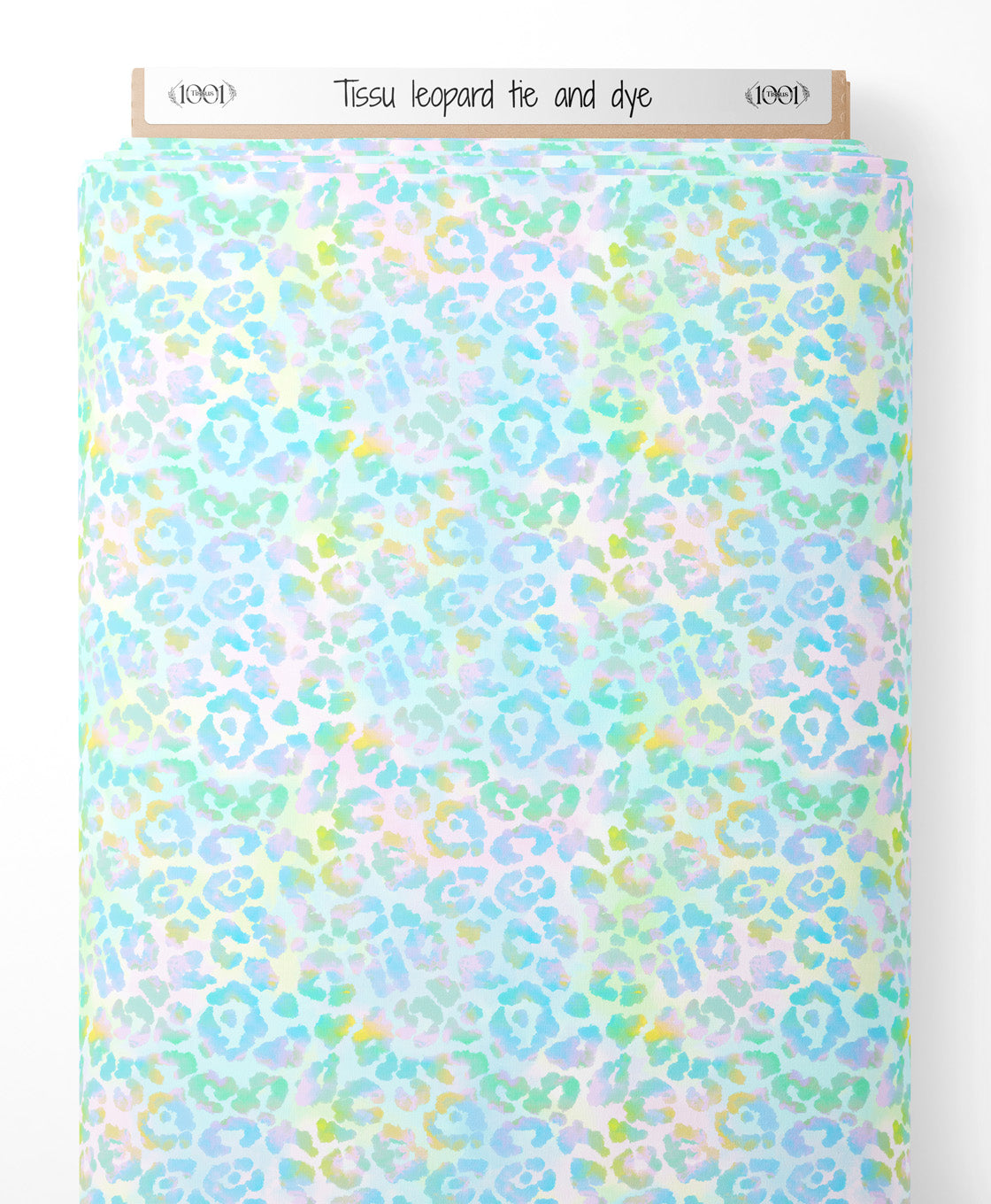 Tissu - leopard tie and dye