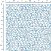 Tissu - Fleurs roses et blanches bleu 4