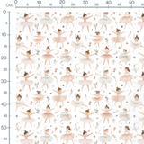 Tissu - Danseuses en tutus pastel