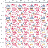 Tissu - Tissu Gateau Birthday