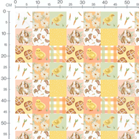 Tissu - Animaux et motifs de Pâques