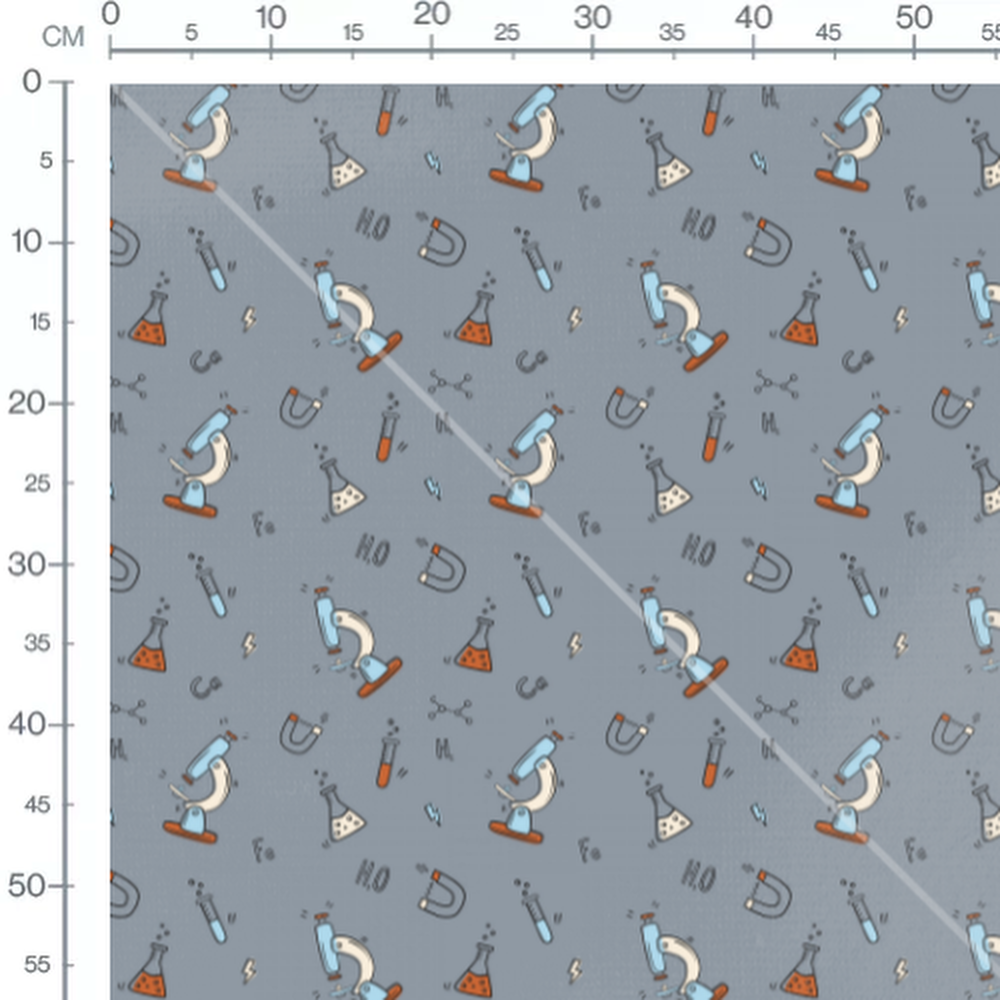 Tissu - Microscopes et éprouvettes
