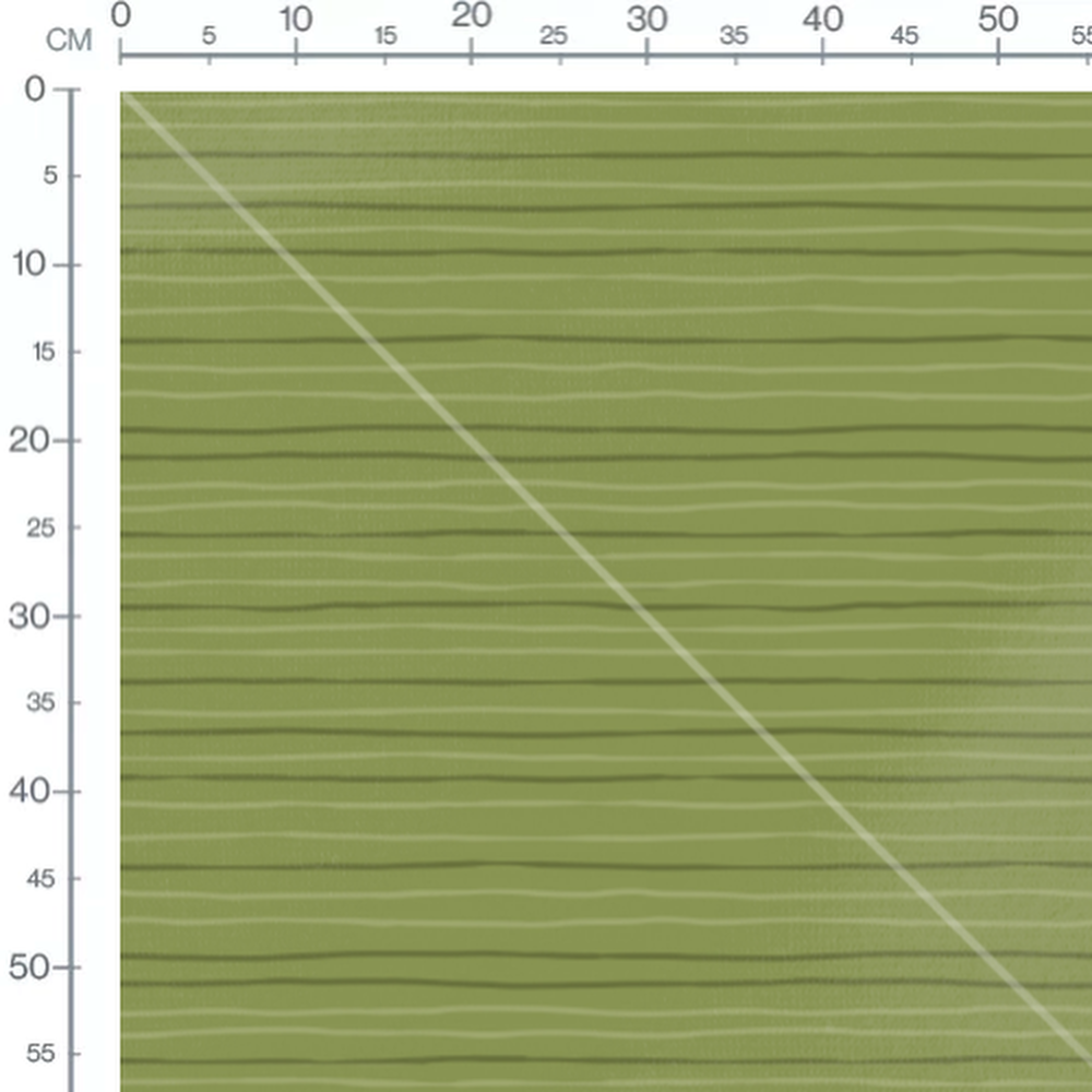 Tissu - Rayures vert foncé sur clair