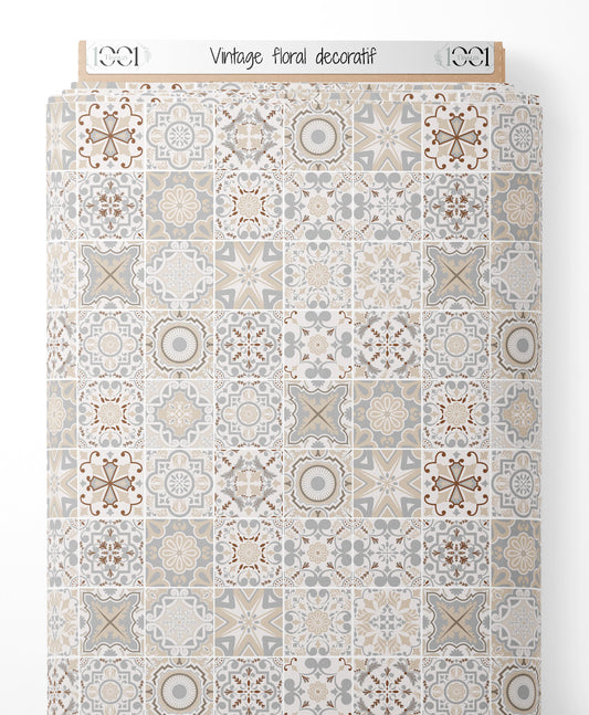 Tissu - Vintage floral décoratif