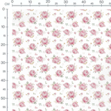 Tissu - Roses et fleurs colorées