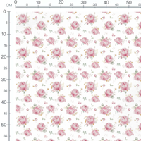 Tissu - Roses et fleurs colorées