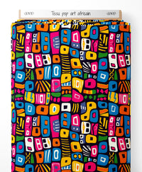 Tissu - pop art africain