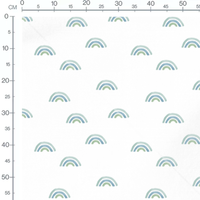 Tissu - Arcs-en-ciel pastel