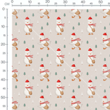 Tissu - Canards en écharpes rayées