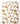 Tissu - Glands et feuilles beige