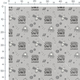 Tissu - Univers gris et ludique