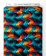Tissu - Chevrons Abstraits 3D