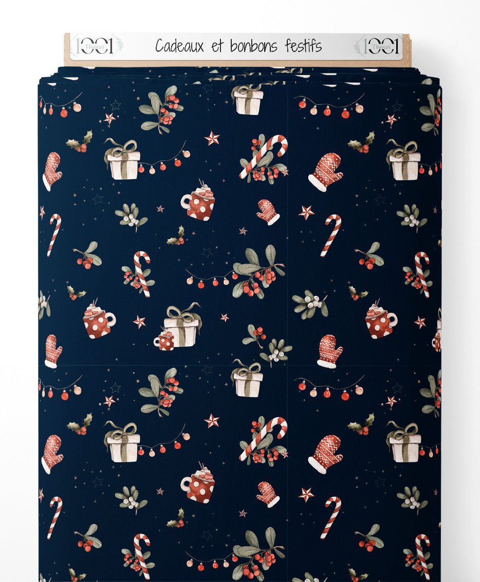 Tissu - Cadeaux et bonbons festifs