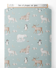 Tissu - Ours et phoques sur glace