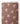 Tissu - Fleurs roses sur fond brun