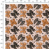 Tissu - Nœuds Halloween colorés