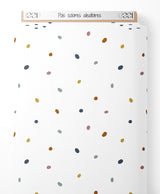 Tissu - Pois colorés aléatoires