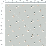 Tissu - Canards réalistes sur gris