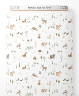 Tissu - Animaux doux en forêt
