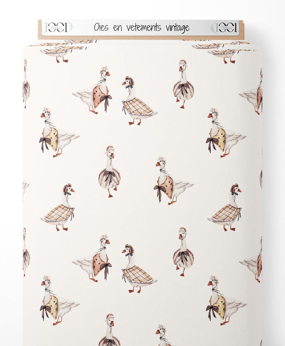 Tissu - Oies en vêtements vintage