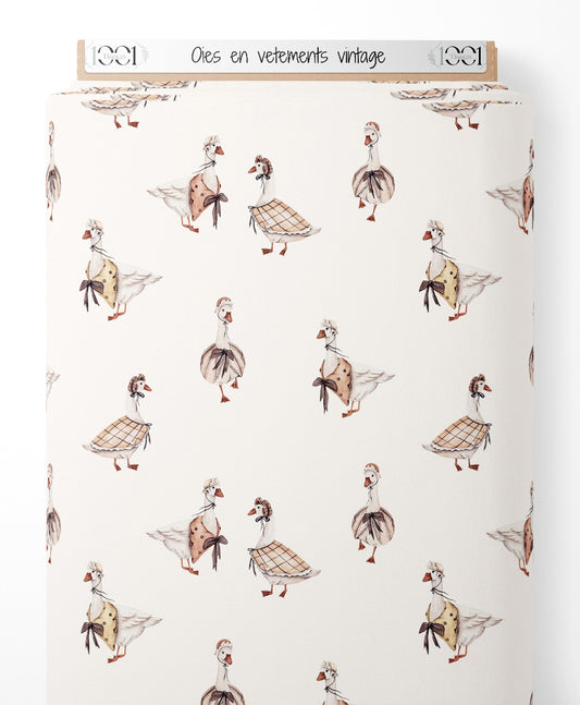 Tissu - Oies en vêtements vintage