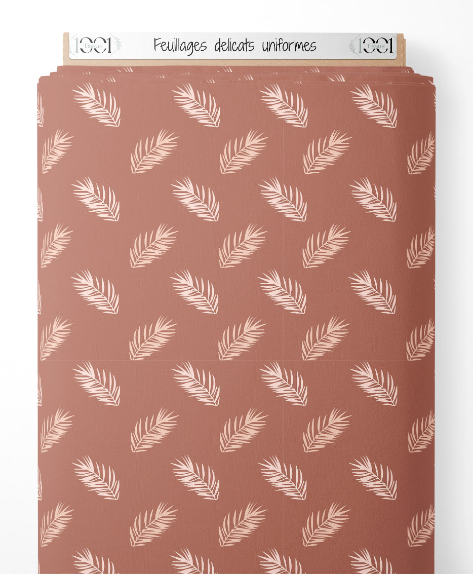 Tissu - Feuillages délicats uniformes