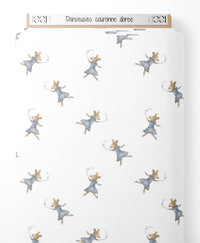 Tissu - Danseuses couronne dorée