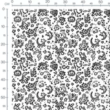 Tissu - Tissu Dino Enfant Doodle