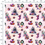 Tissu - Créatures marines Halloween