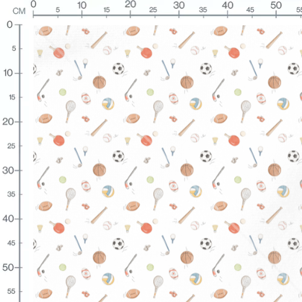 Tissu - Équipements sportifs colorés