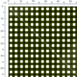 Tissu - Robots circulaires sur vert