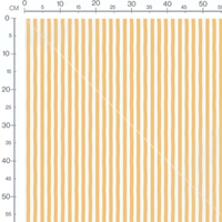 Tissu - Rayures beige sur crème