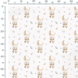 Tissu - Koalas sur balançoires lunaires