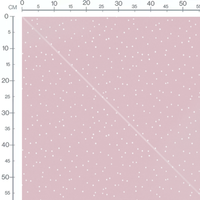 Tissu - Petits pois blancs sur rose