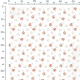 Tissu - Roses roses et blanches 2