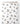 Tissu - Bouquets bleus bruns sur blanc