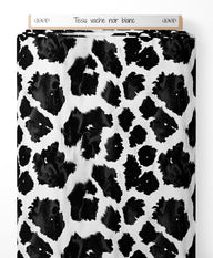 Tissu - vache noir blanc