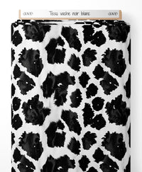Tissu - vache noir blanc