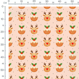 Tissu - Rennes et desserts festifs