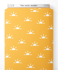 Tissu - Demi-cercles ensoleillés