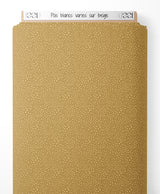 Tissu - Pois blancs variés sur beige