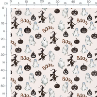 Tissu - Fantômes et sorcières Halloween