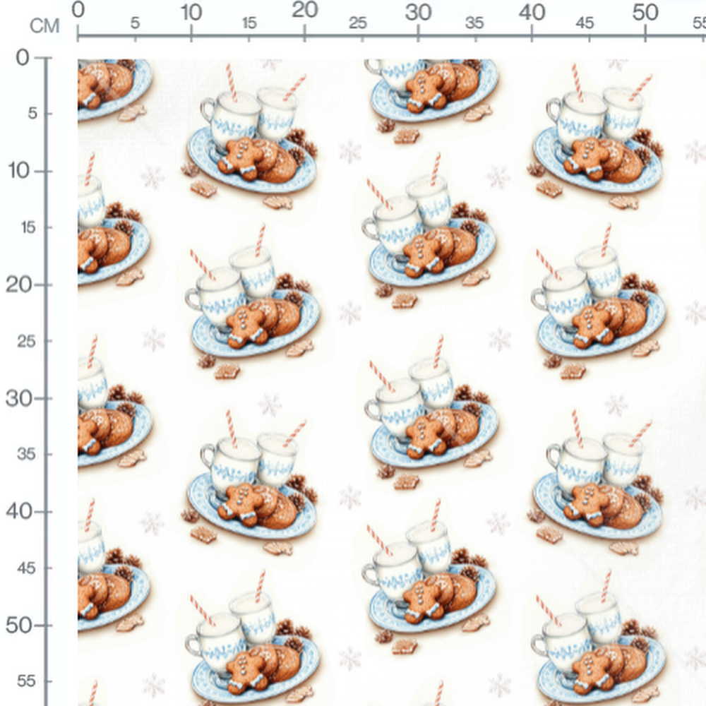 Tissu - Ciel étoilé gris