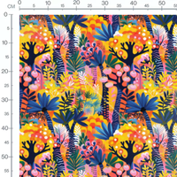 Tissu - jungle tropicale africain