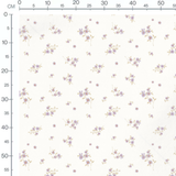 Tissu - Petites fleurs violettes