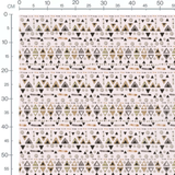 Tissu - Triangles et cercles aquarelle